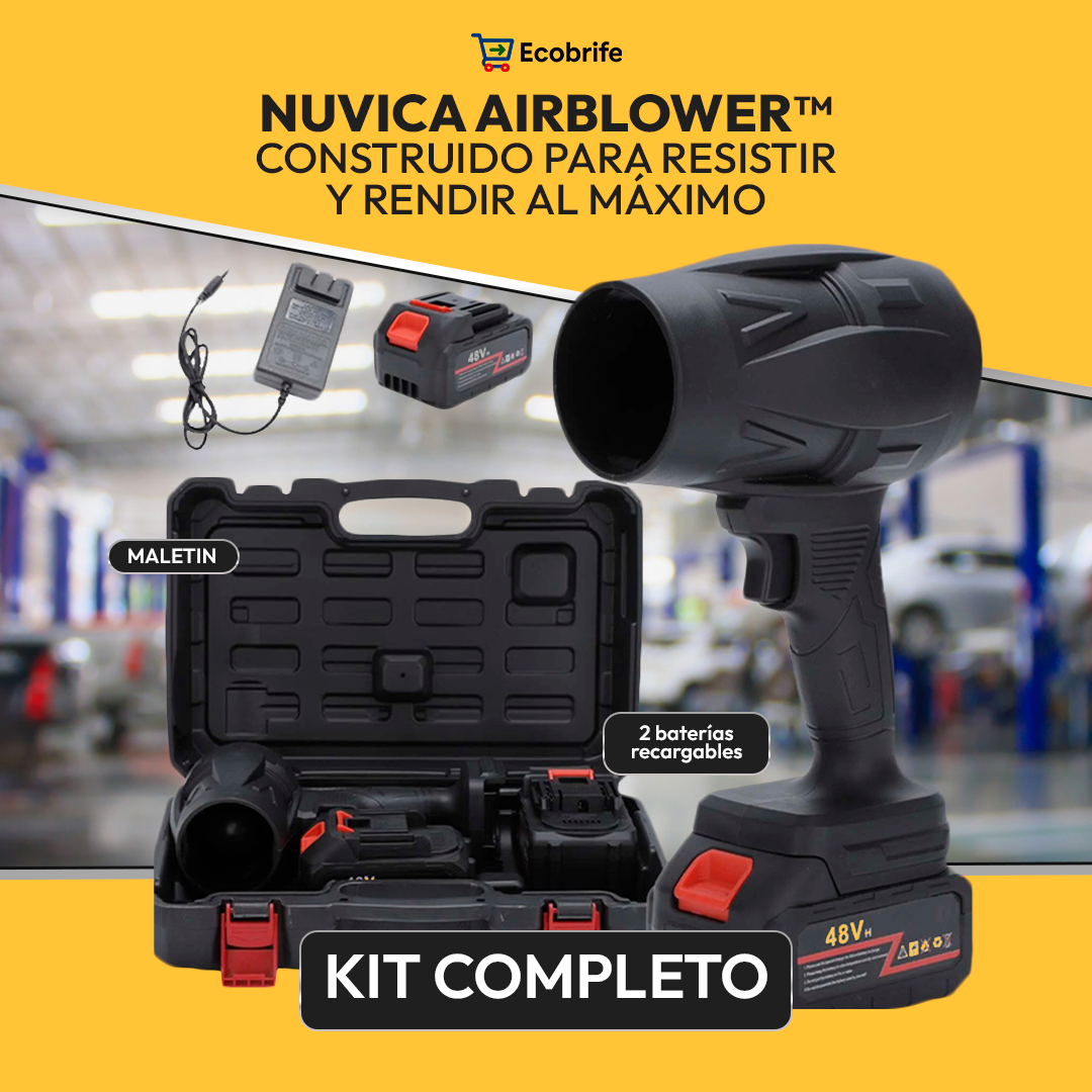 Nuvica AirBlower™ - El Mini Soplador Más Fuerte para Una Limpieza Impecable